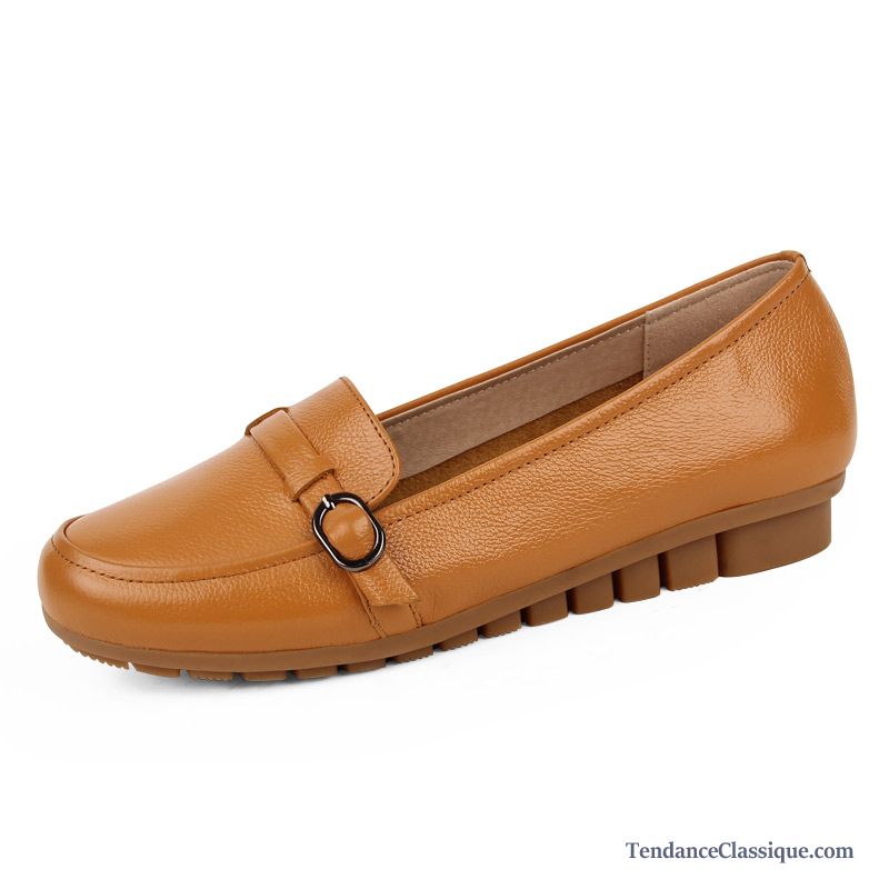 Mocassin Femme En Daim, Mocassin Femme En Cuir