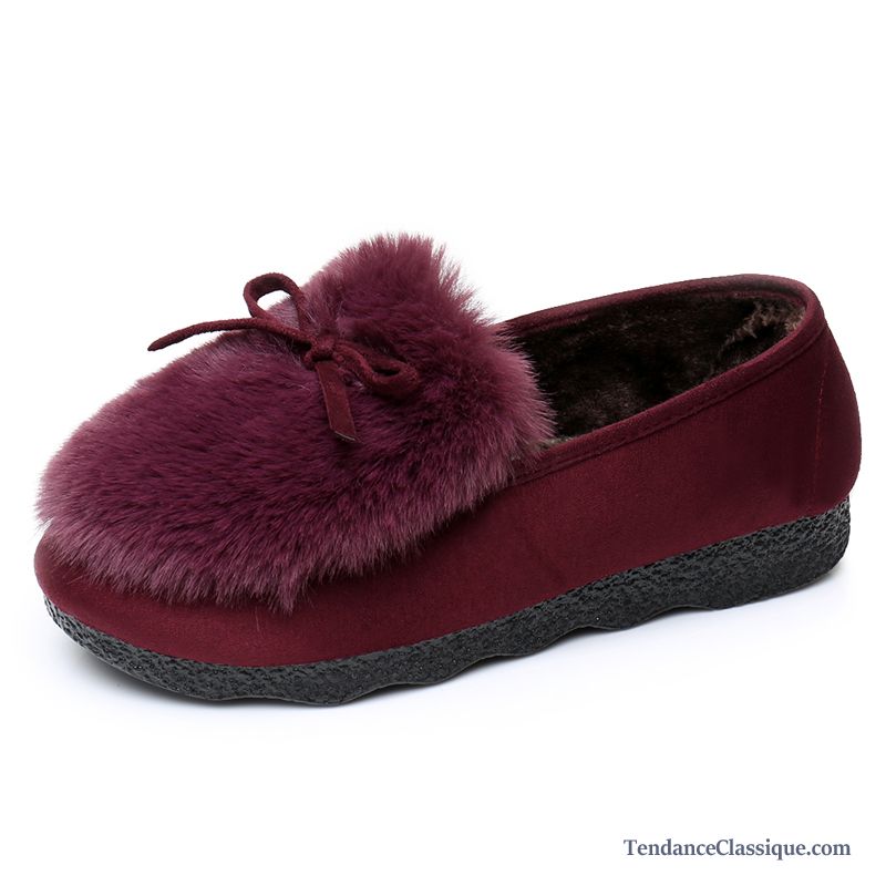 Mocassin Femme Marron Cuir, Mocassin A Picot