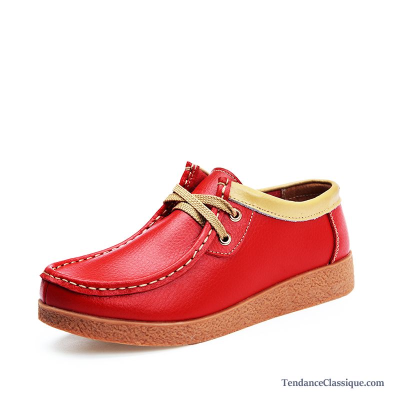 Mocassin Femme Rouge Bordeaux, Mocassin En Daim Pour Femme France