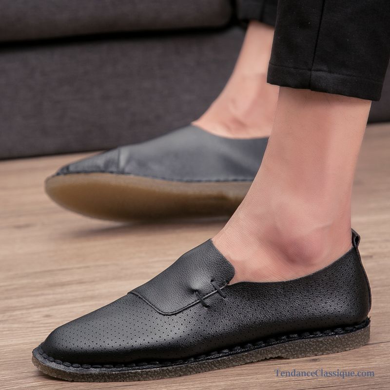 Mocassin Homme Avec Pompon, Mocassin Noir Et Blanc Homme