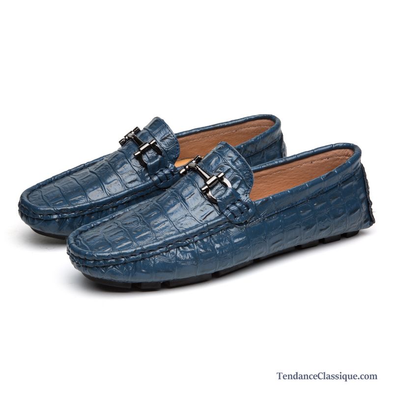 Mocassin Homme Daim Bleu Marine, Chaussure Mocassin Homme Pas Cher En Ligne