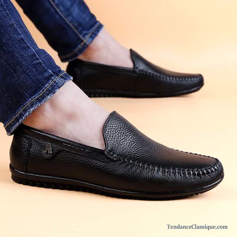 Mocassin Homme, Mocassin Cuir Marron Homme