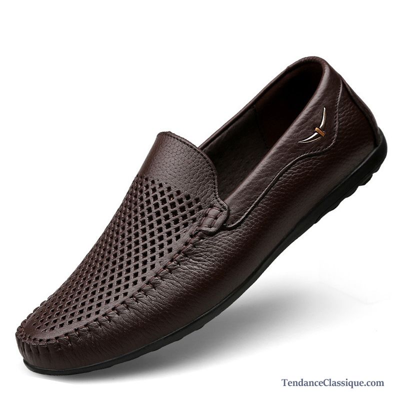 Mocassin Homme Rouge, Chaussure Randonnée Homme