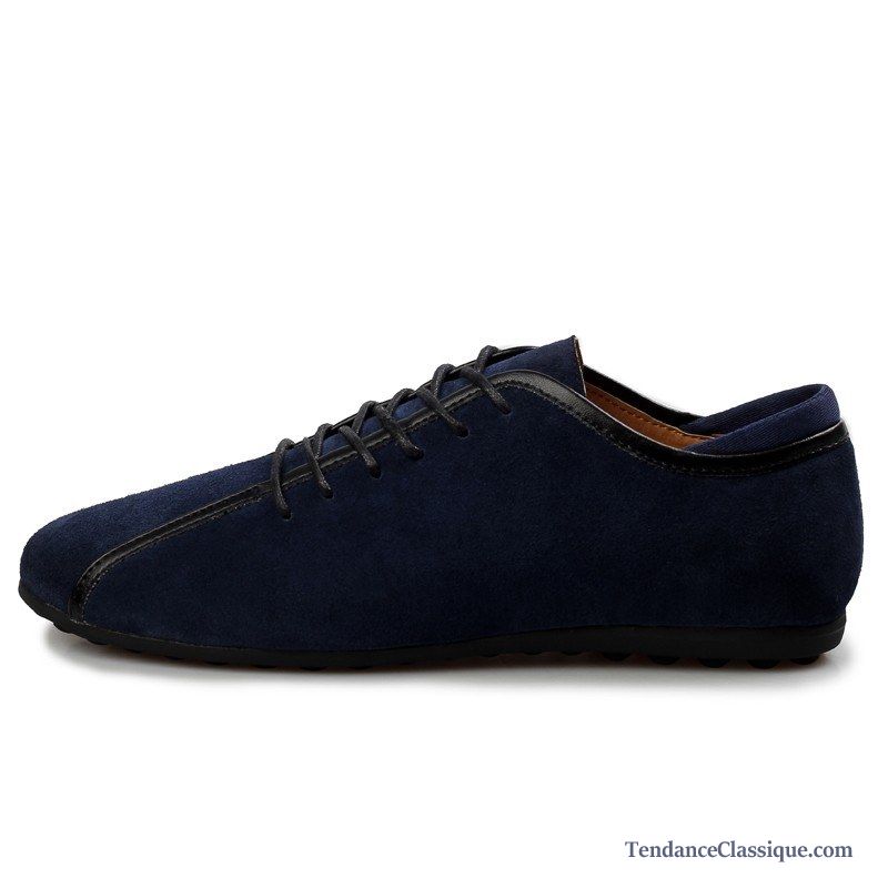 Mocassin Homme À Talon Saumon, Mocassin Homme Bleu Marine