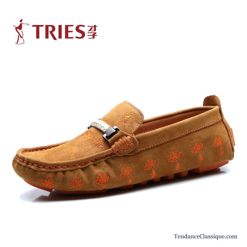 Mocassin Marron Homme, Chaussures Loafers Homme