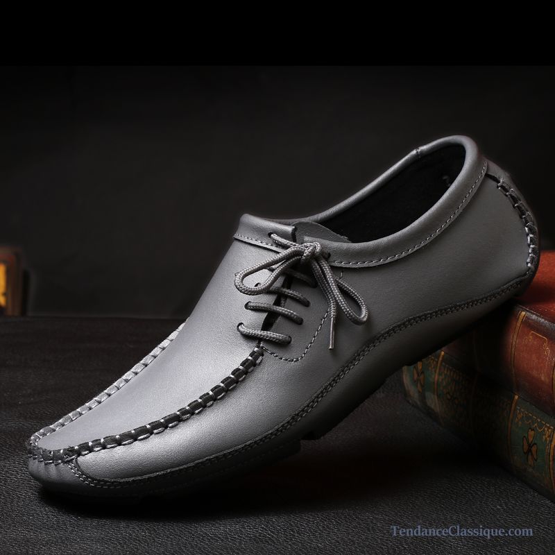 Mocassin Noir Et Blanc Saphir, Chaussure Homme Classique