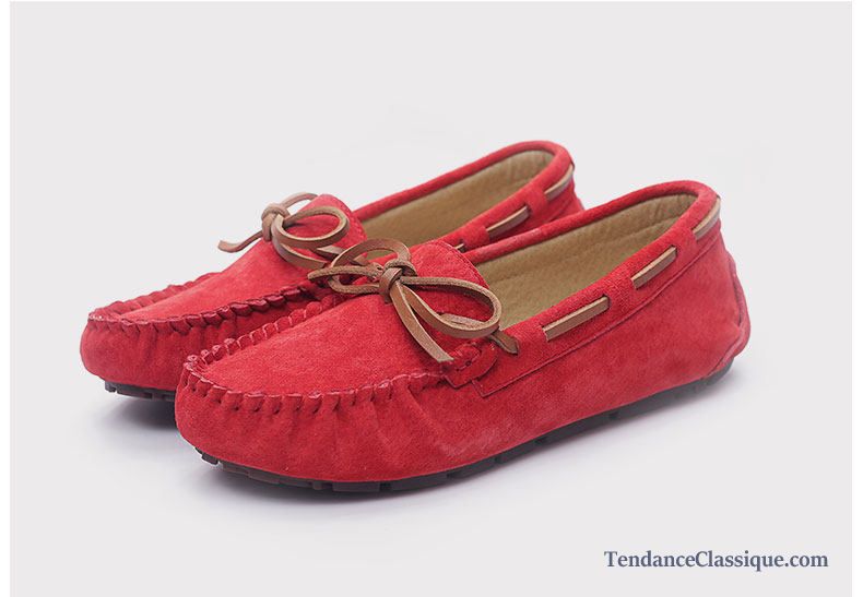 Mocassin Plateforme Femme, Mocassin Bicolore Femme