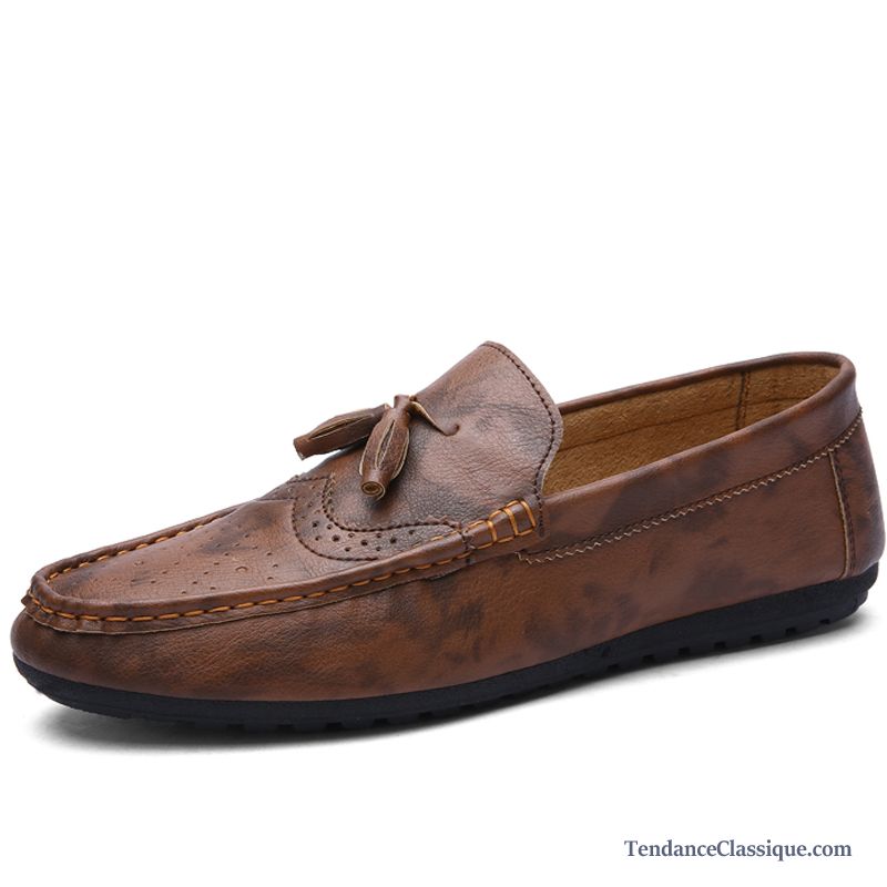 Mocassin Talon Haut Homme, Mocassin Bicolore Homme En Ligne