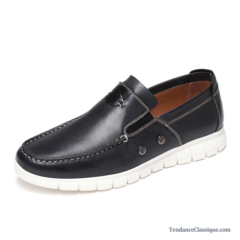 Mocassin Talon Homme Chocolat, Mocassin Homme Cuir Marron