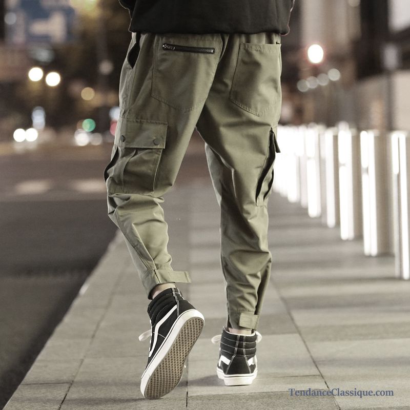 Pantalon Cargo Homme Toile, Pantalon Cargo Homme Tendance En Vente