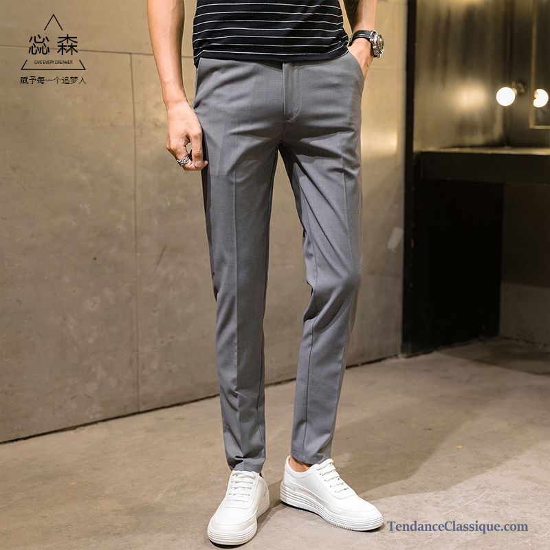 Pantalon De Toile Homme Blé, Pantalon Homme Mode