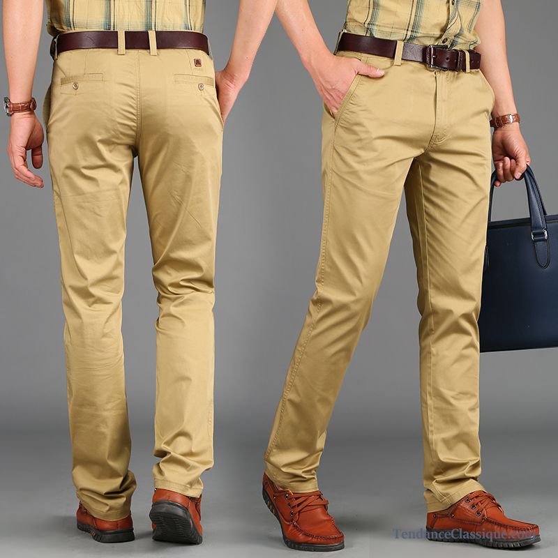 Pantalon Elastique Homme, Pantalon Mode Bleu