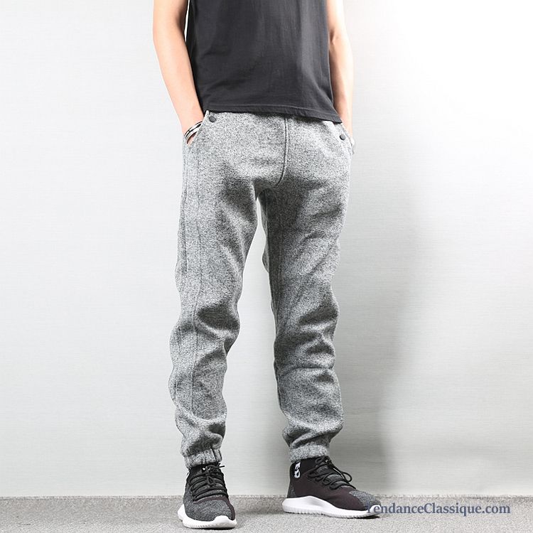 Pantalon En Lin Blanc Homme Argent, Pantalon Pas Cher Pour Homme En Vente