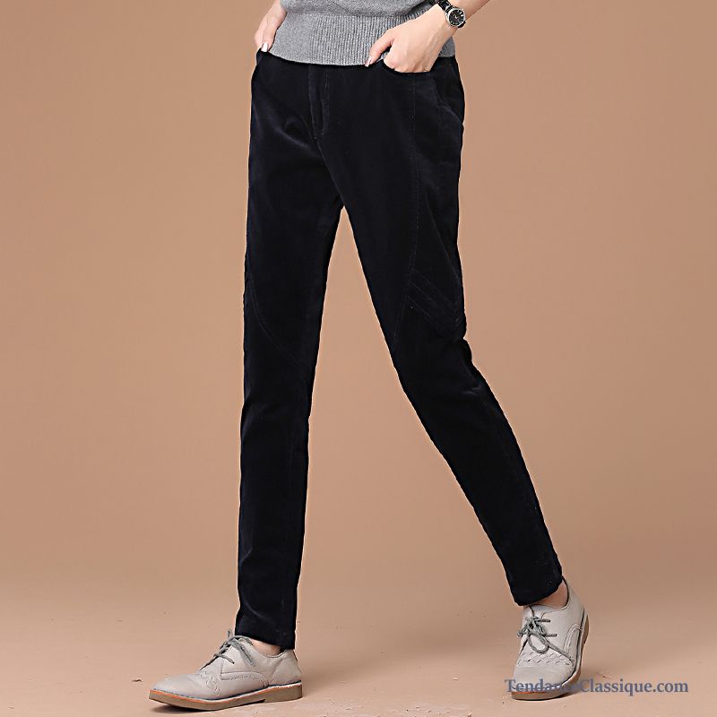 Pantalon Femme Elasthanne, Pantalon Bleu Femme En Vente