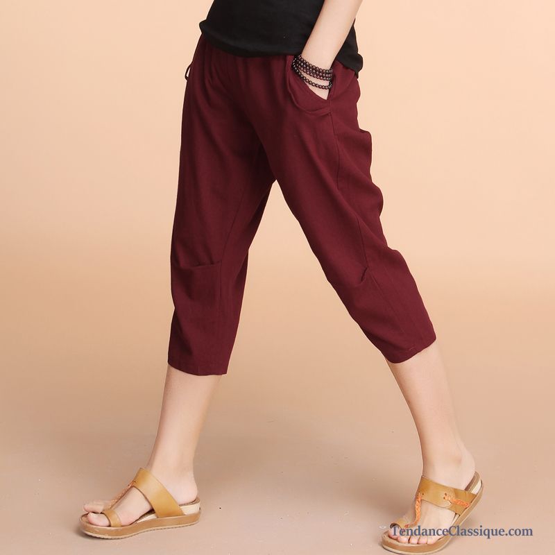 Pantalon Femme En Toile, Pantalon Pont Femme