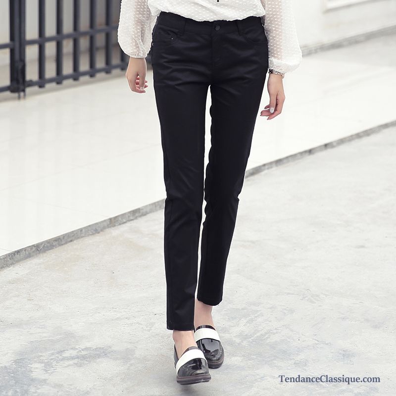 Pantalon Fluide Blanc Femme Écarlate, Pantalon Coton Leger Femme En Ligne
