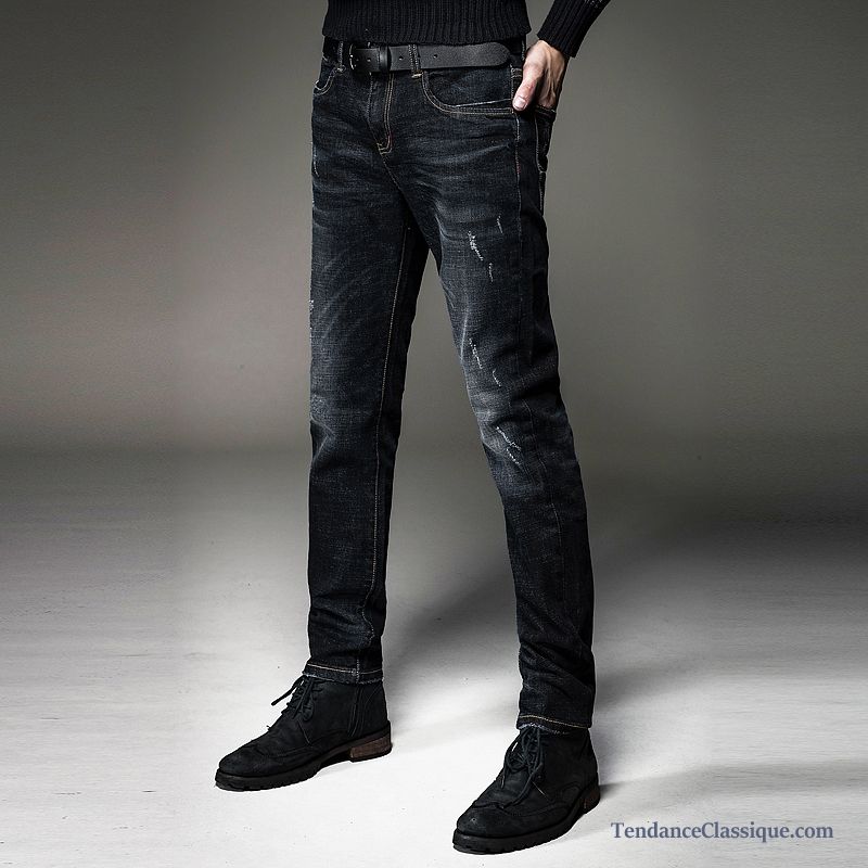 Pantalon Homme Slim Noir, Ou Trouver Des Jeans Pas Cher