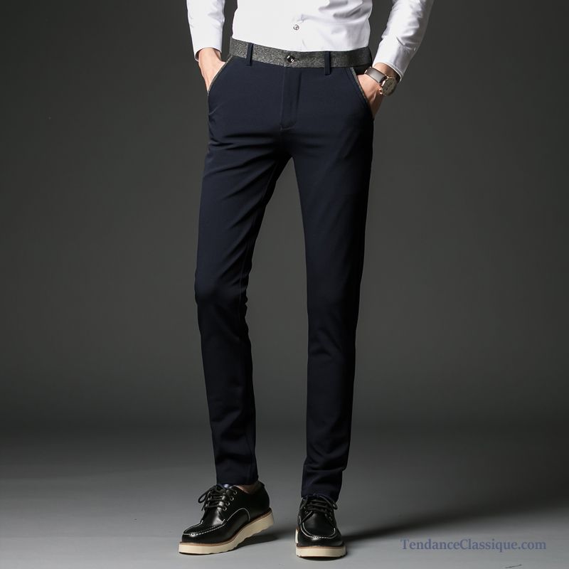 Pantalon Mode Blanc Homme Pierre, Pantalon Noir Homme