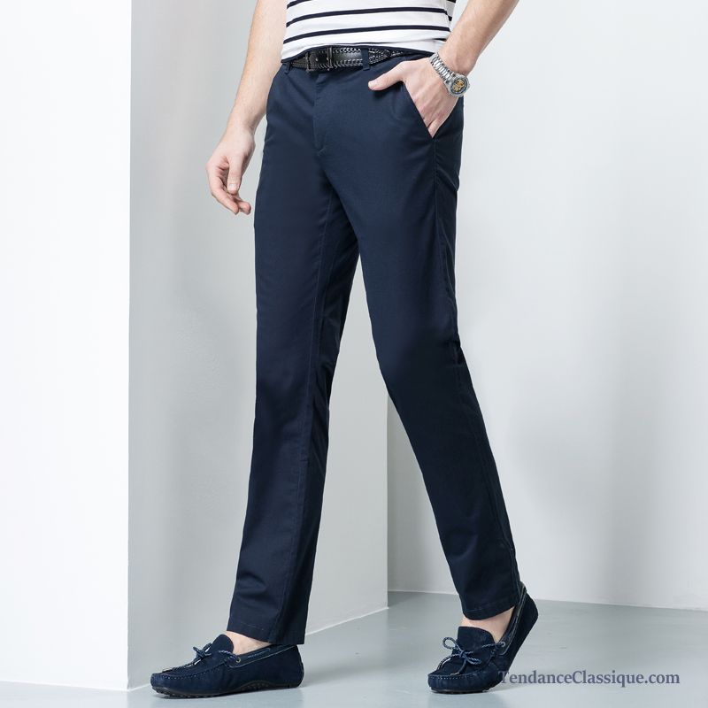 Pantalon Pince Homme, Pantalon Homme Lin Noir