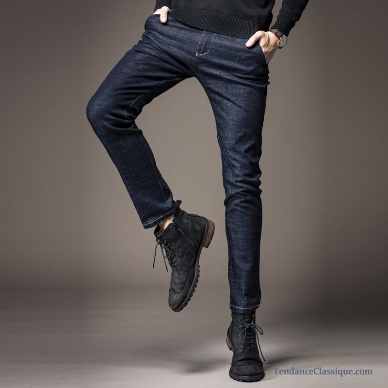 Pantalon Taille Haute Pas Cher, Jeans Homme Elastique