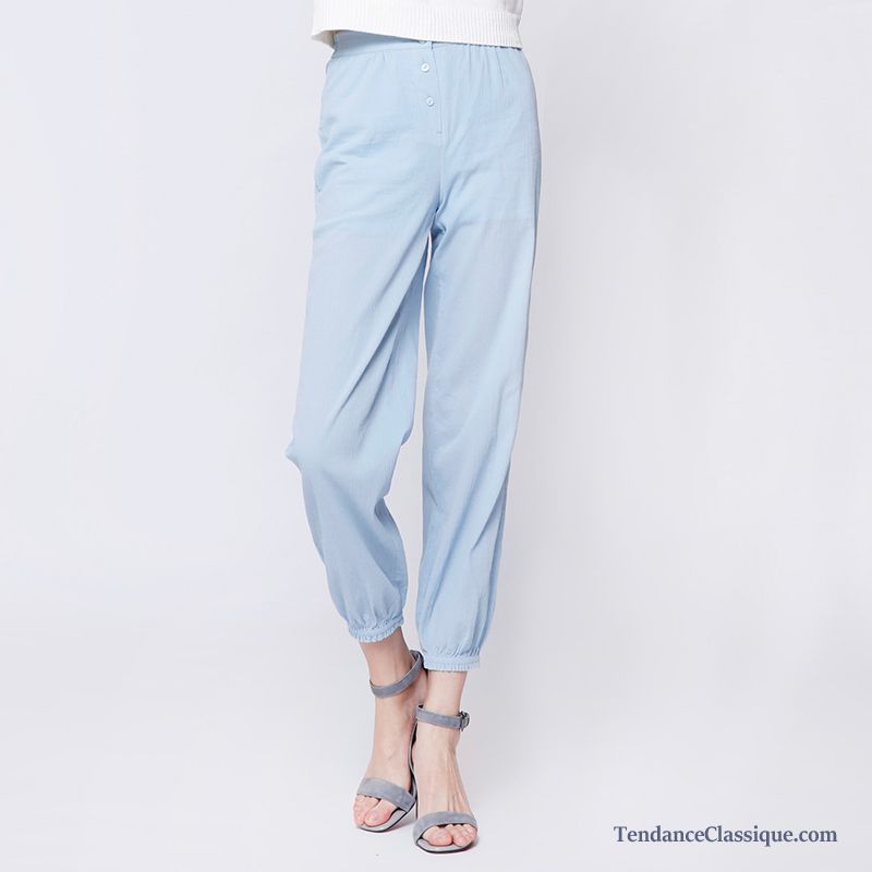 Pantalon À Poches Femme Lavande, Pantalon Large Pour Femme