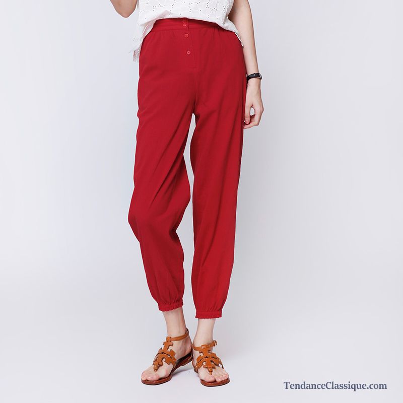 Pantalon À Poches Femme Lavande, Pantalon Large Pour Femme