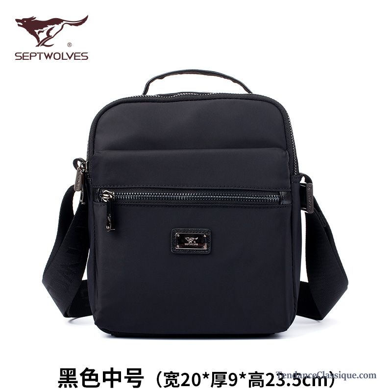 Petit Sac Bandoulière Noir Or, Sac À Bandoulière Jeune Homme