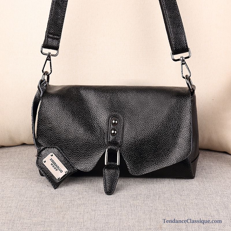 Petite Pochette Bandoulière Femme Chameau, Sac Bandoulière Cuir Noir Femme France