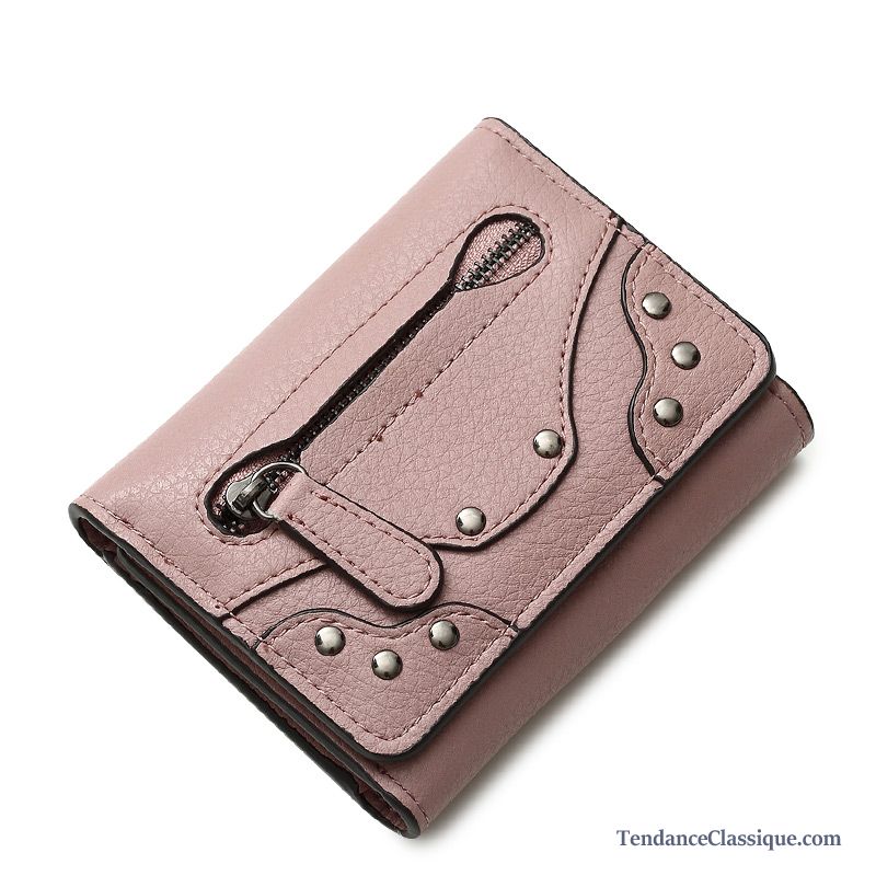 Porte Monnaie Cuir Femme, Portefeuilles Cuir Marron Pas Cher