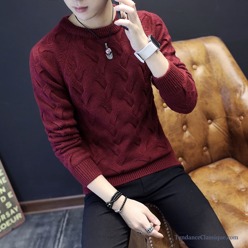 Pull En Maille Homme, Pull Homme Marron