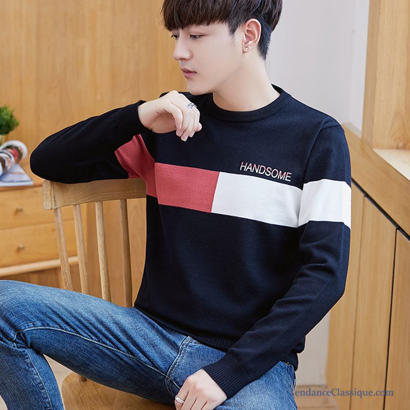 Pull Manche Courte Homme, Sweat Tendance Homme En Vente