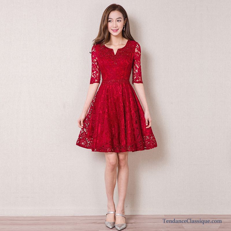 Robe Manche Courte Femme, Robe Été Coton Femme