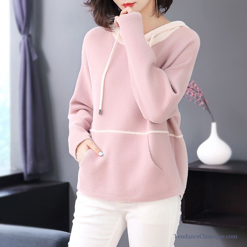 Robe Sweat À Capuche Femme Ambre, Gilet Femme Tendance