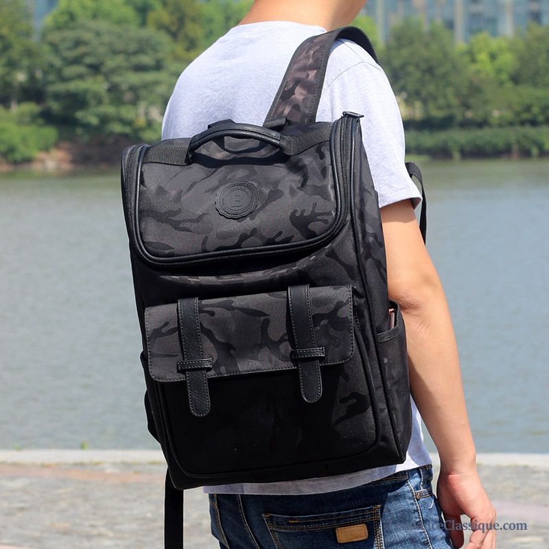 Sac A Dos Pour Voyage Marron, Sac Ecole Mode Homme