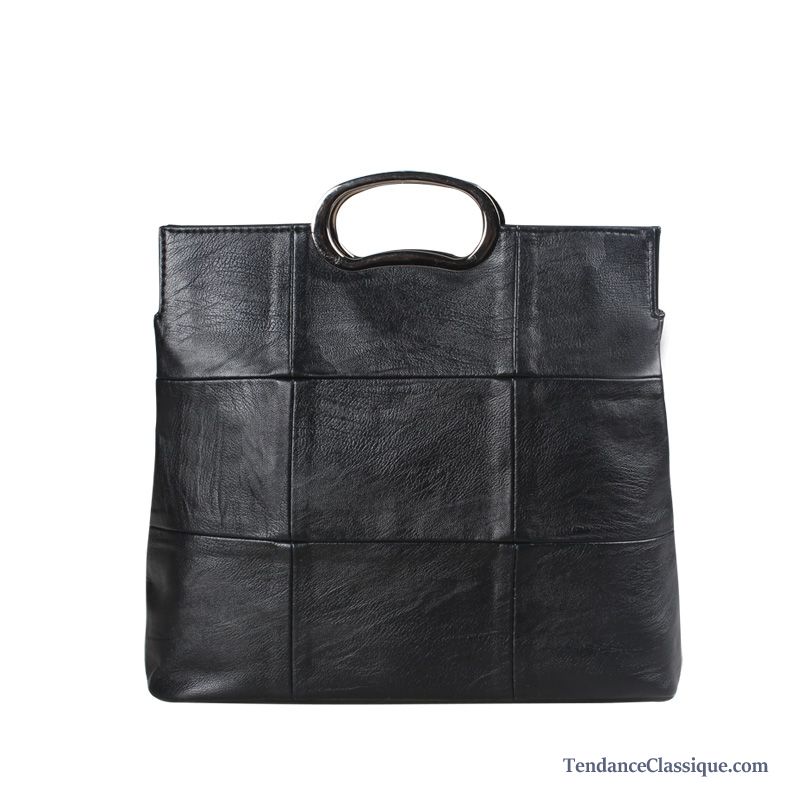 Sac A Main Noir Et Blanc Neige, Grand Sac A Main Cuir