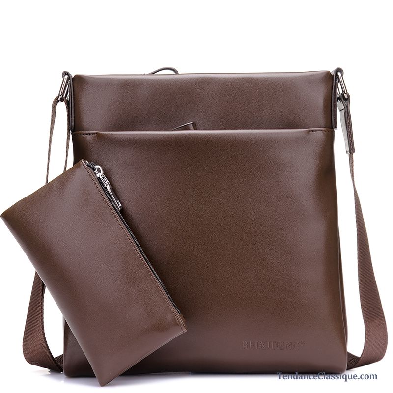 Sac Bandoulière En Cuir Homme, Sac Bandoulière Cartable Pas Cher