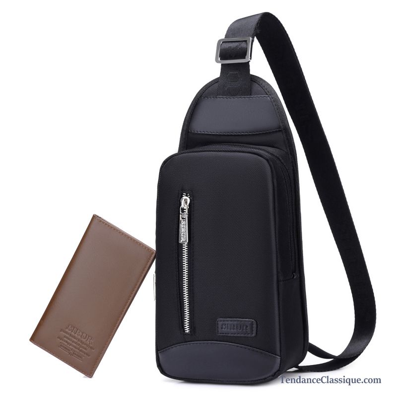 Sac Bandoulière Sport Homme Noir, Sac À Bandoulière Grande Marque Pas Cher