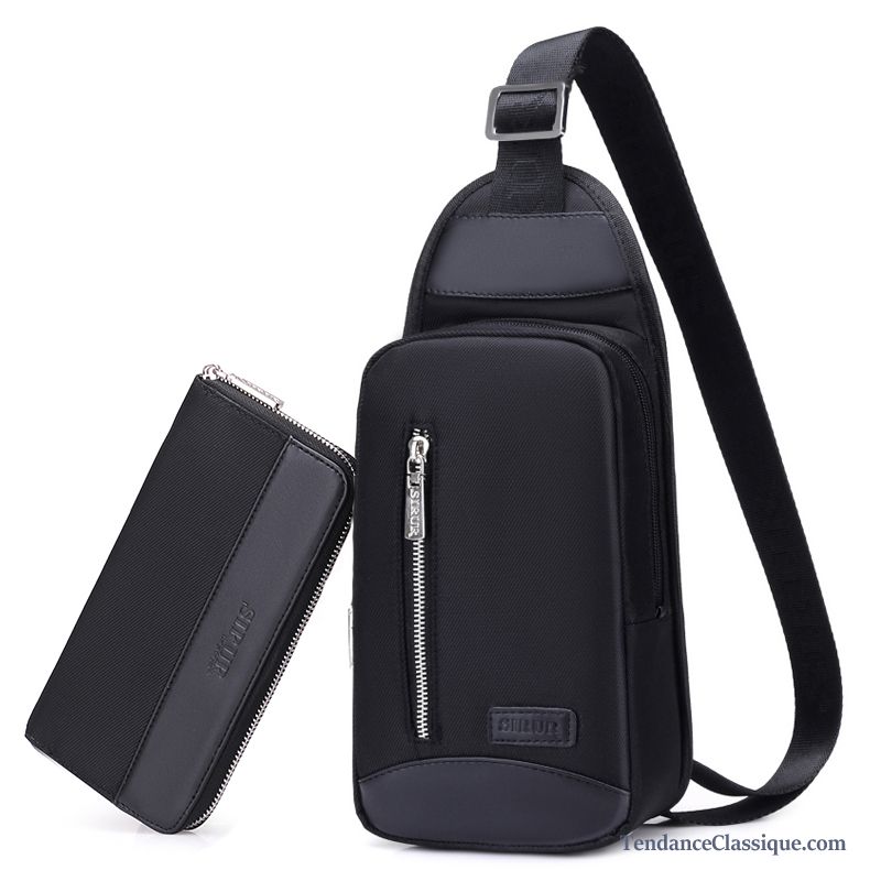 Sac Bandoulière Sport Homme Noir, Sac À Bandoulière Grande Marque Pas Cher