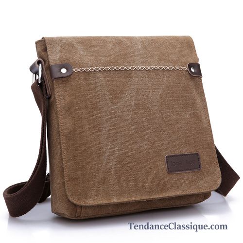 Sac Besace En Cuir Pour Homme Blanc, Sac À Bandoulière De Marque