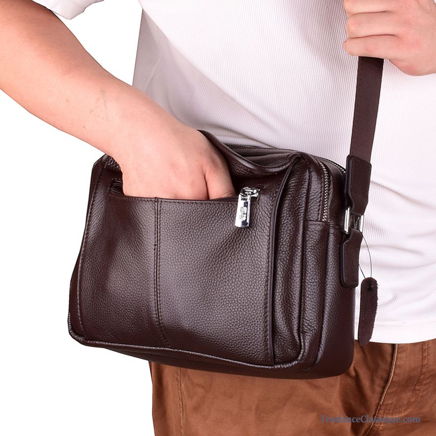 Sac Cuir Bandoulière Homme, Petite Pochette Bandoulière Homme