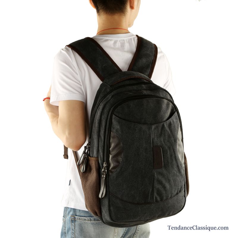 Sac Ecole Homme College, Sac A Dos Noir Homme Soldes