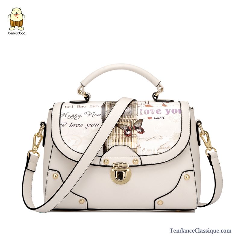 Sac Noir En Cuir Femme, Sac A Main Blanc Pas Cher