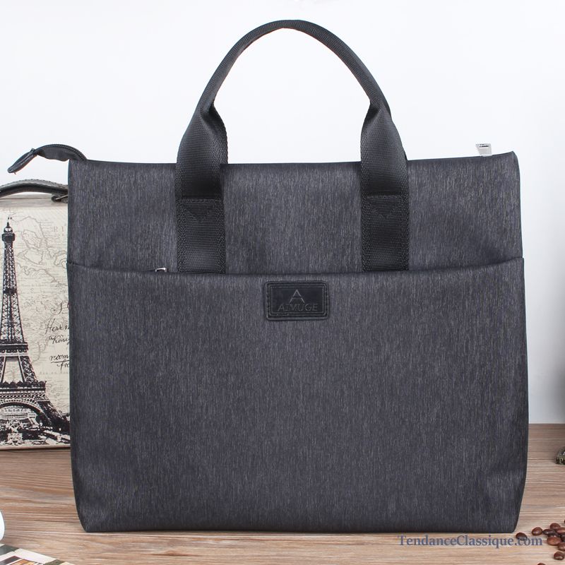 Sac Porté Main Cuir Azur, Sac En Cuir Homme Solde