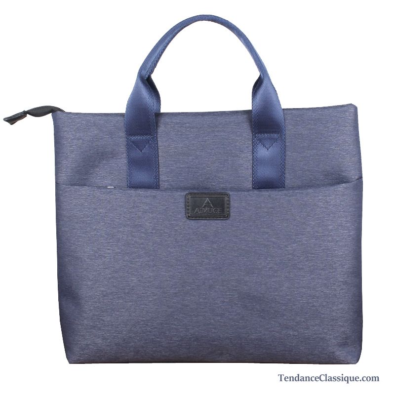 Sac Porté Main Cuir Azur, Sac En Cuir Homme Solde