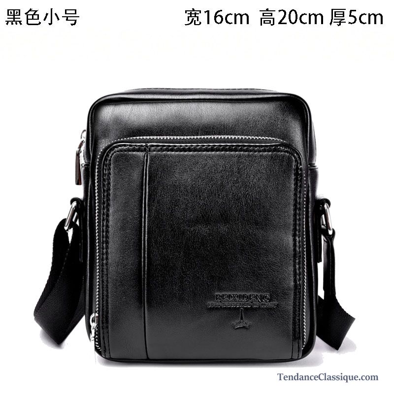 Sac À Bandoulière Cuir Souple Homme, Sac Besace Cuir Homme Pas Cher