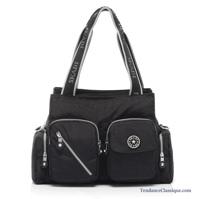 Sac À Bandoulière Femme Cuir Noir, Sac Bandouliere Porte Travers