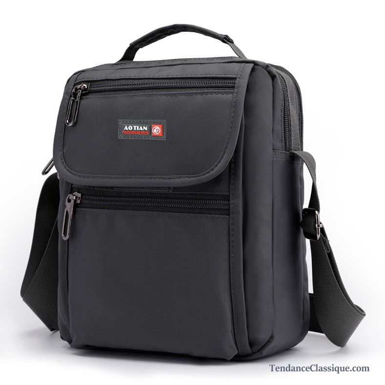 Sac À Bandoulière Homme Noir, Sac À Bandoulière Cuir Homme