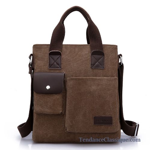 Sac À Bandoulière Noir, Sac Cuir Bandoulière Homme Pas Cher