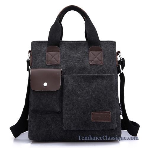 Sac À Bandoulière Noir, Sac Cuir Bandoulière Homme Pas Cher