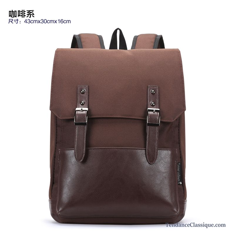 Sac À Dos Pour Le Collège Marron, Sac À Dos Fashion Homme France